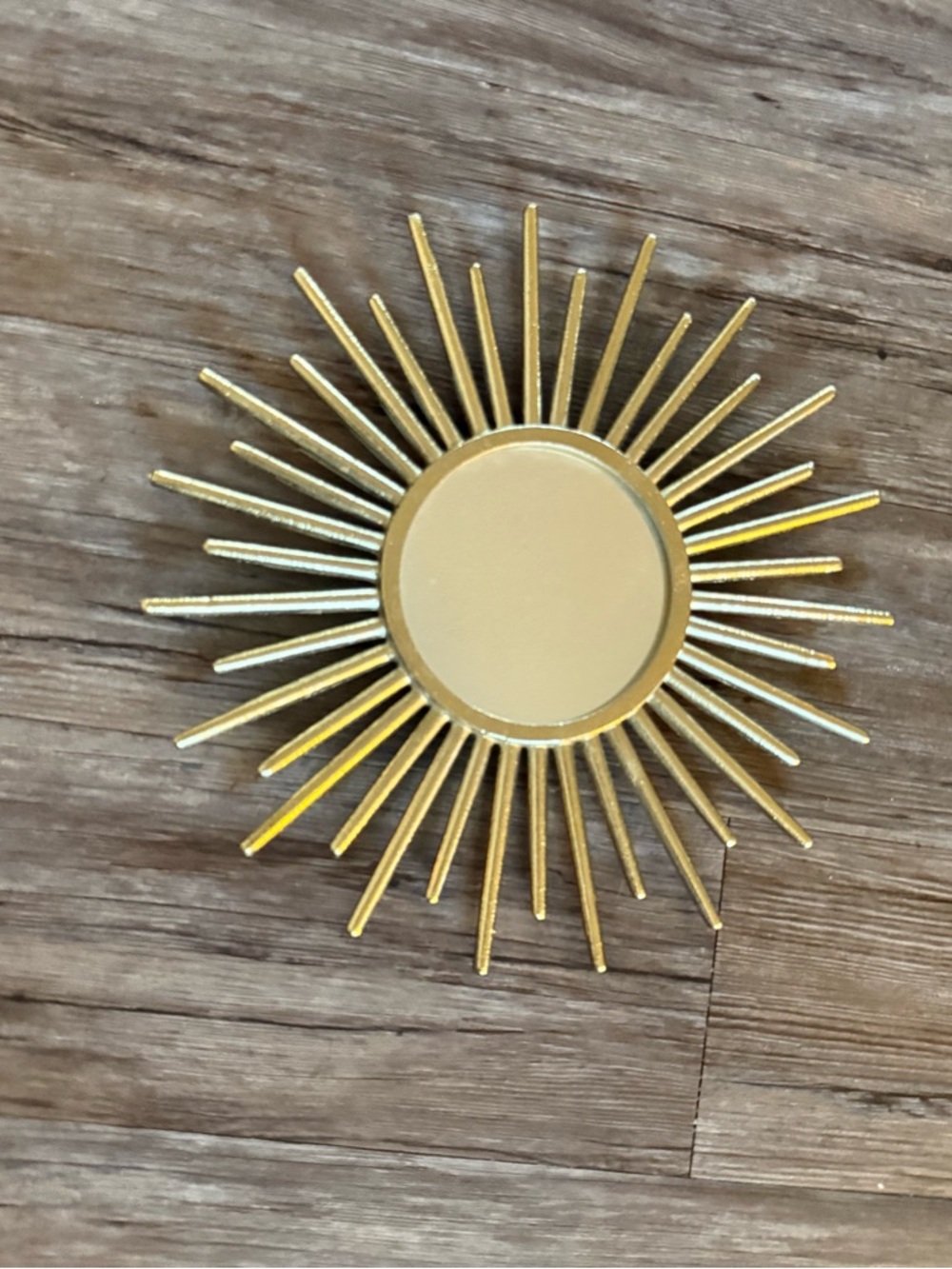 Gold Sunburst Wall Mirror - Decorative Home Wall Decor